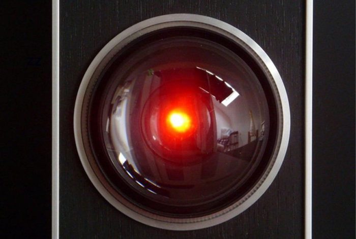 HAL 9000 in 2001 Odissea nello spazio di Stanley Kubrick, 1968